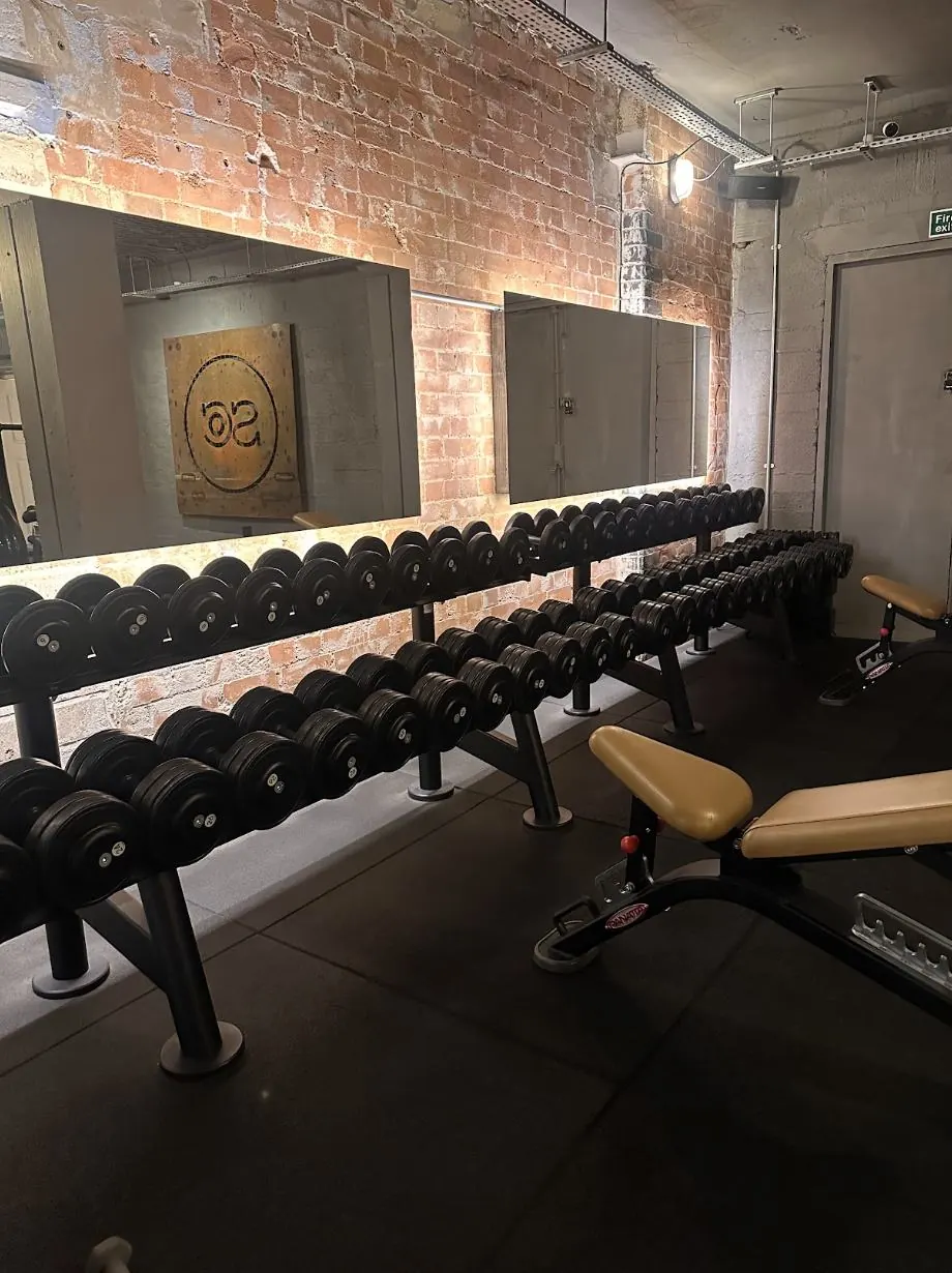 Amor Therapies and State of Change Clinic — The full weights rack, right through to heavy.